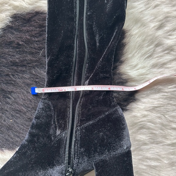 Jeffrey Campbell Over-The-Knee Velvet Boots | Size: 8.5 - Picture 12 of 12